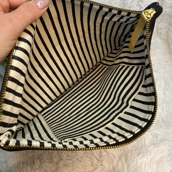 Aloha Black Large Canvas Cactus Cosmetic Makeup Bag - Picture 9 of 10